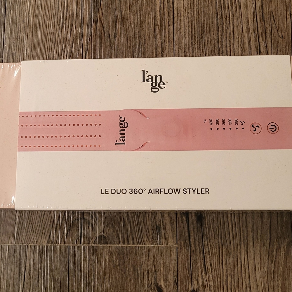 Lange Le Duo 360° Airflow Styler in Pink and White